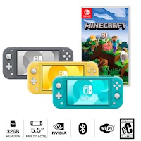 Consola Nintendo Switch Lite + Minecraft
